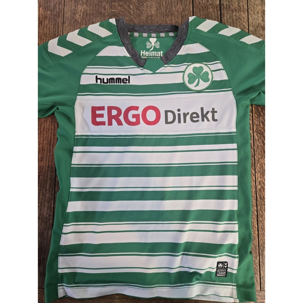 Greuther Furth Home football shirt Celtic Soccer Jersey Rare Youth Large Germany